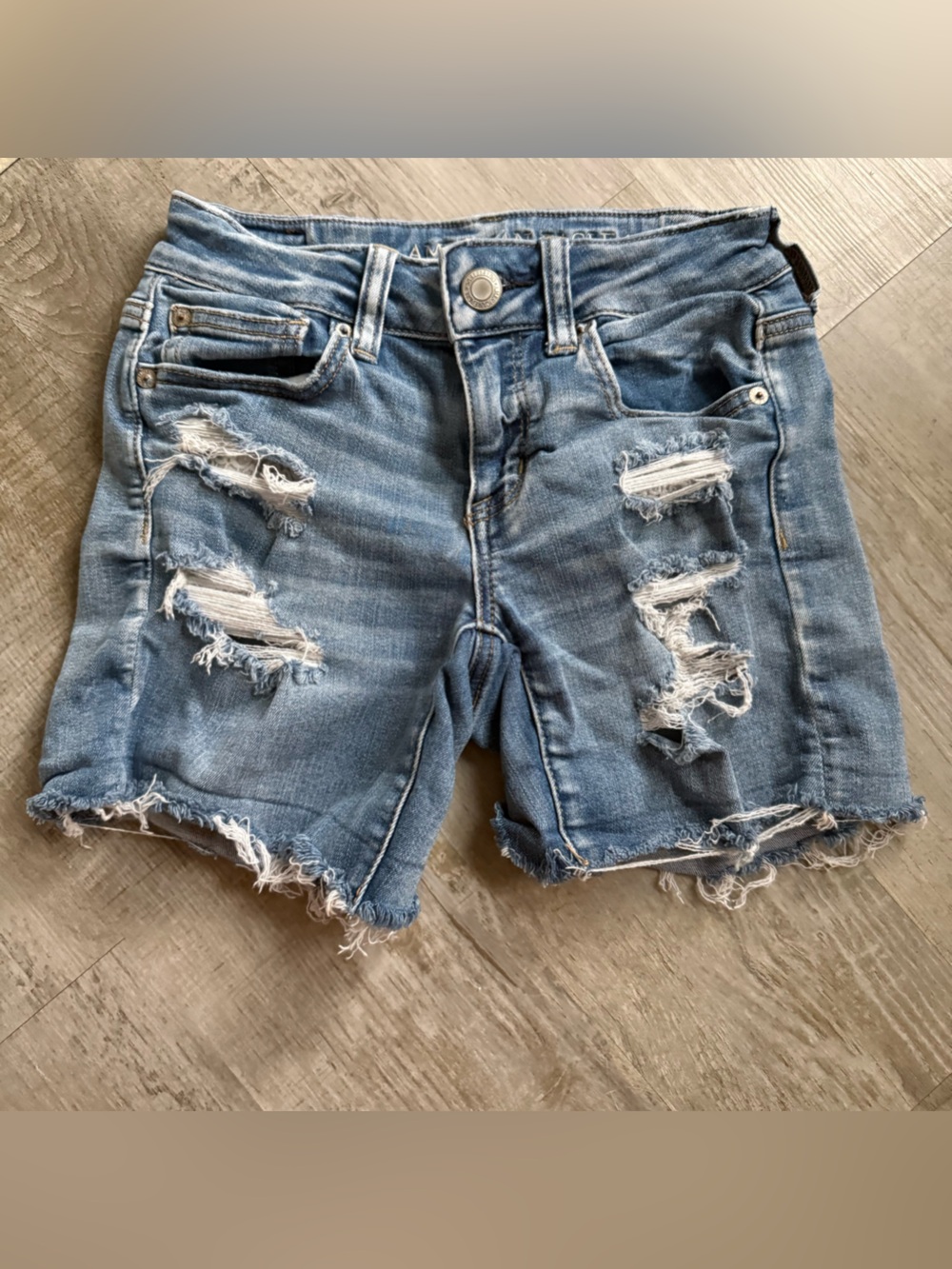 American Eagle Next Level Stretch Jean shorts 4